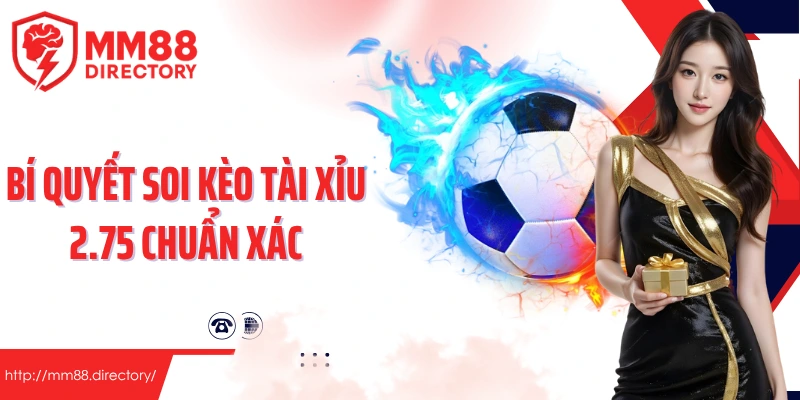 Bí quyết soi kèo tài xỉu 2.75 chuẩn xác theo kinh nghiệm thực chiến